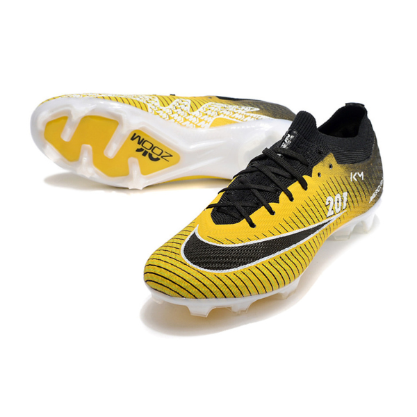 Nike Zoom Mercurial Vapor 15 Elite Yellow and Black FG Kids
