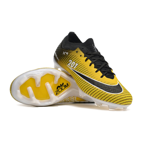 Nike Zoom Mercurial Vapor 15 Elite Yellow and Black FG Kids