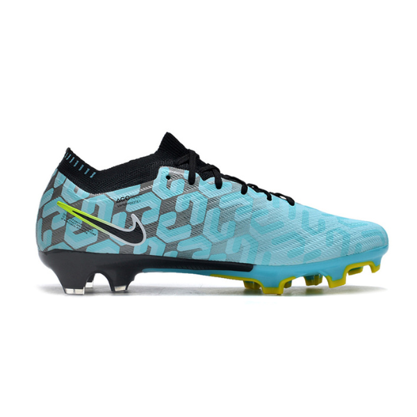 Nike Zoom Mercurial Vapor 15 Elite Light Blue and Black FG Kids