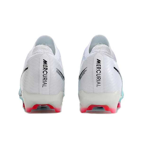 Nike Zoom Mercurial Vapor 15 Elite White Light Blue and Pink FG Kids