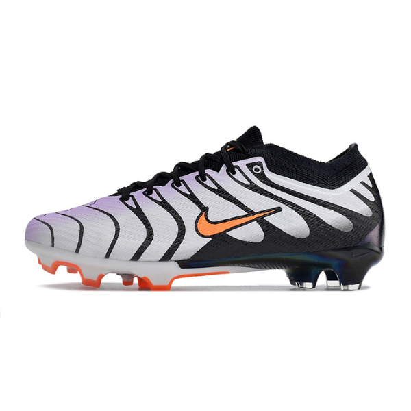 Nike Zoom Mercurial Vapor 15 Elite Gray and Black FG Kids