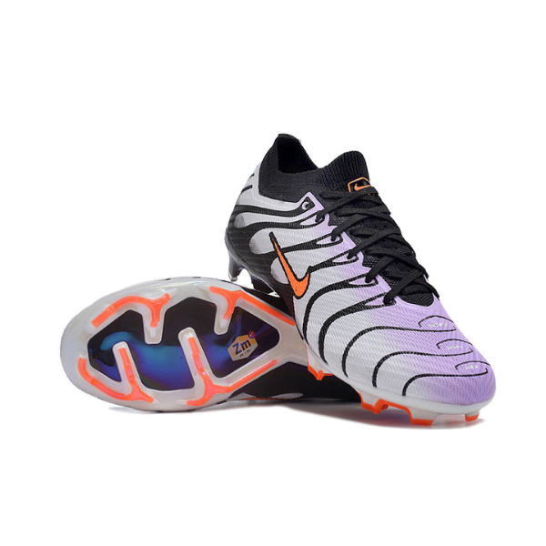 Nike Zoom Mercurial Vapor 15 Elite Gray and Black FG Kids