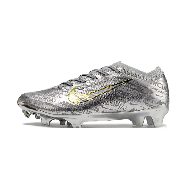 Nike Zoom Mercurial Vapor 15 Elite Silver FG Kids