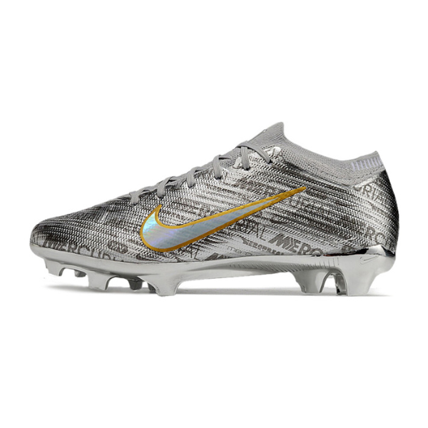 Nike Zoom Mercurial Vapor 15 Elite 25th Anniversary White and Black FG Kids