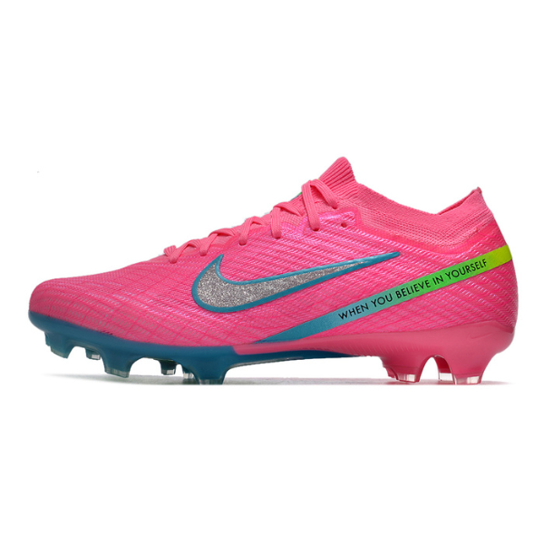 Nike Zoom Mercurial Vapor 15 Elite Pink and Blue FG Kids