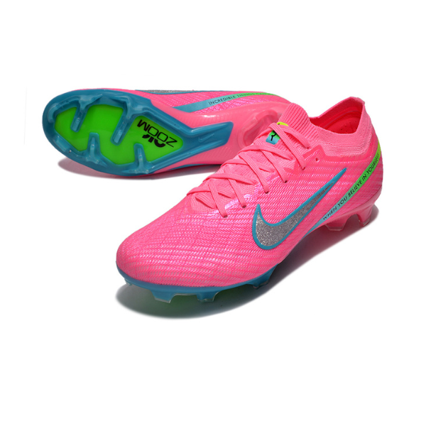 Nike Zoom Mercurial Vapor 15 Elite Pink and Blue FG Kids