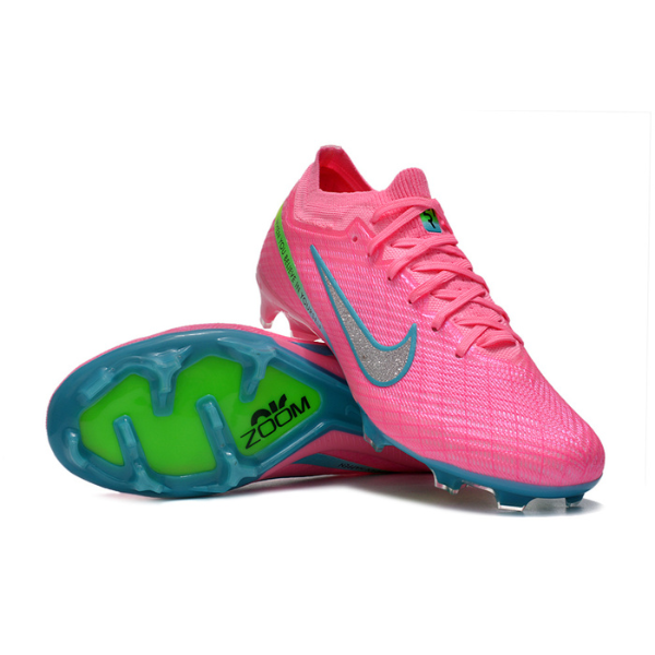 Nike Zoom Mercurial Vapor 15 Elite Pink and Blue FG Kids