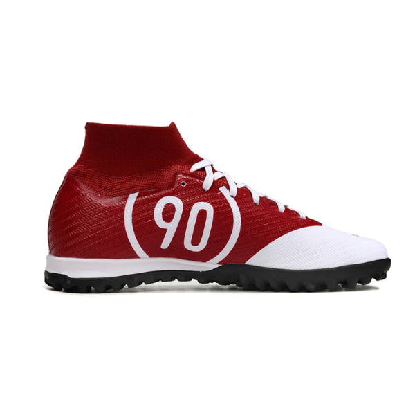 Nike Zoom Mercurial Superfly 9 Elite White and Red TF Kids