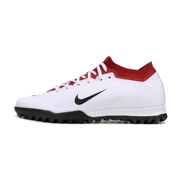 Nike Zoom Mercurial Vapor 15 Elite White and Red TF Kids