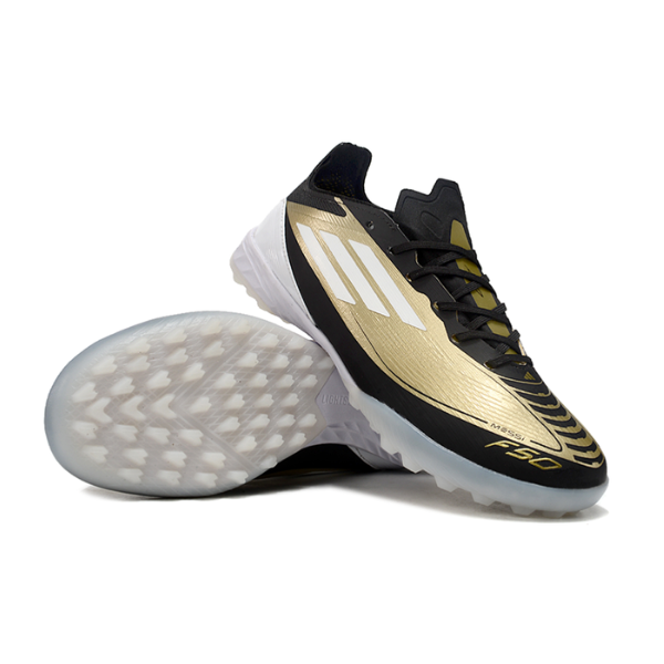 Adidas F50 Elite + Messi Triunfo Dourado Pack Kids Turf TF Football Boot