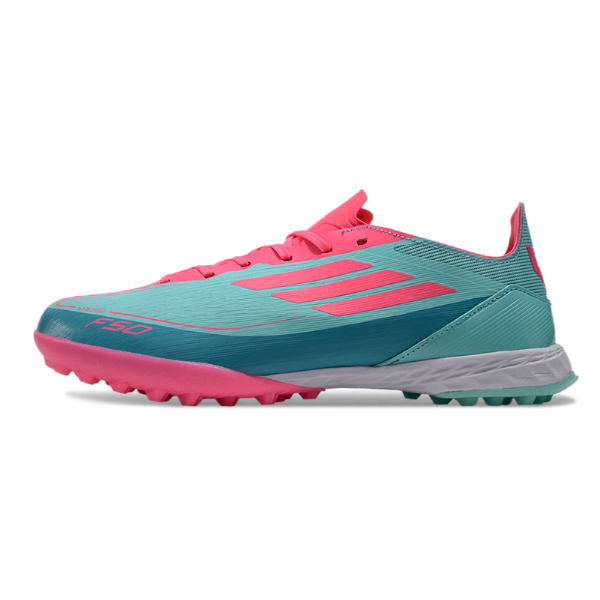 Adidas F50 Elite Kids Turf TF Light Blue and Pink Football Boot