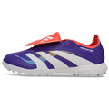 Adidas Predator 25 Elite Tongue Blue and Red Kids Turf TF Football Boot