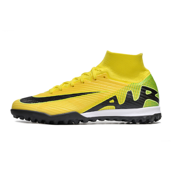 Nike Zoom Mercurial Superfly 9 Elite Yellow and Black TF Kids