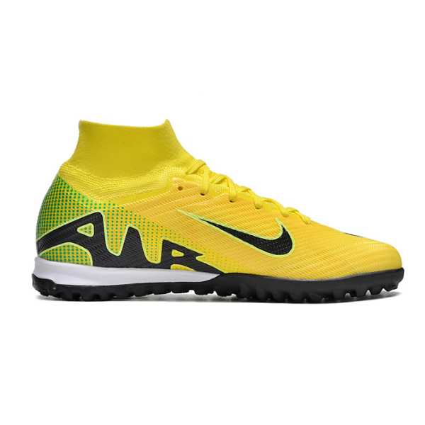 Nike Zoom Mercurial Superfly 9 Elite Yellow and Black TF Kids