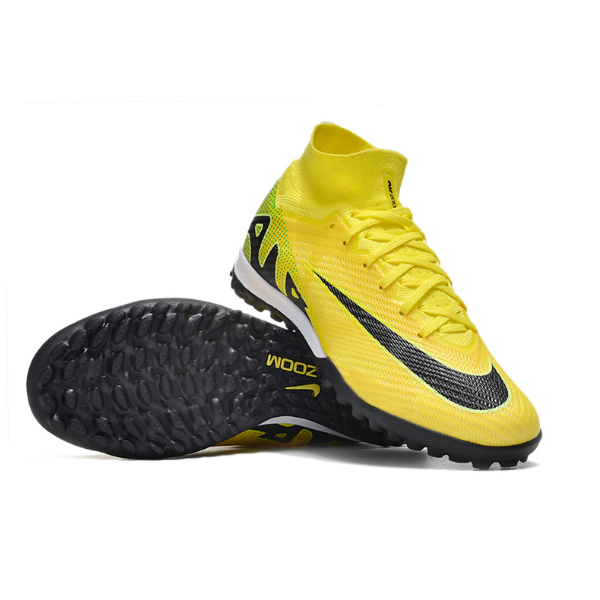 Nike Zoom Mercurial Superfly 9 Elite Yellow and Black TF Kids