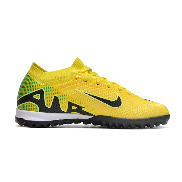 Nike Zoom Mercurial Vapor 15 Elite Yellow and Black TF Kids