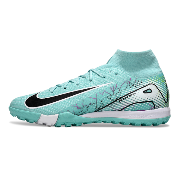 Nike Zoom Mercurial Superfly 10 Elite Kids Light Blue TF