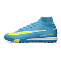 Nike Zoom Mercurial Superfly 10 Elite Blue and Yellow TF Kids