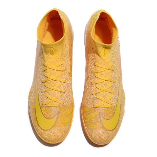 Nike Zoom Mercurial Superfly 10 Elite Gold Turf TF Kids Football Boot