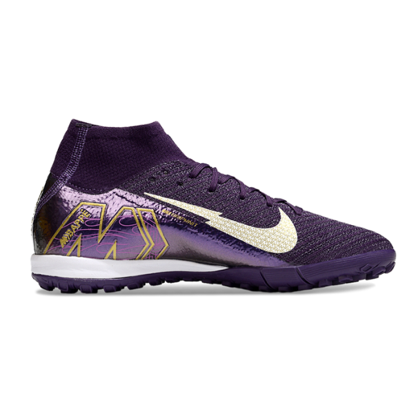 Nike Zoom Mercurial Superfly 10 Elite Mbappe Purple TF Kids