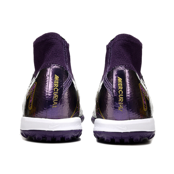 Nike Zoom Mercurial Superfly 10 Elite Mbappe Purple Turf TF Kids Football Boot