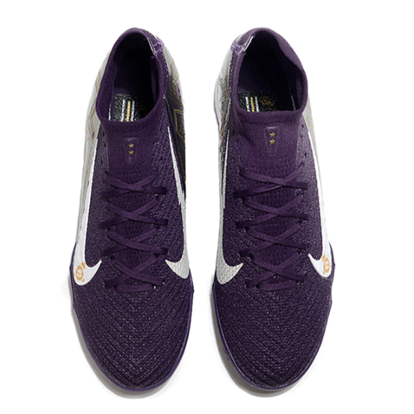 Nike Zoom Mercurial Superfly 10 Elite Mbappe Purple Turf TF Kids Football Boot