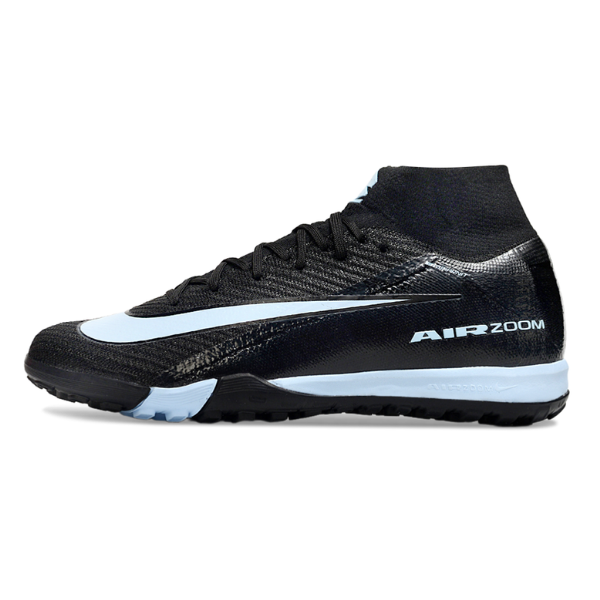 Nike Zoom Mercurial Superfly 10 Elite Black and White Turf TF Kids Football Boot