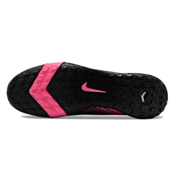 Nike Zoom Mercurial Superfly 10 Elite Black and Pink Turf TF Kids Football Boot
