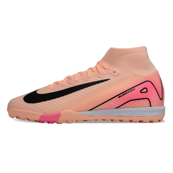 Nike Zoom Mercurial Superfly 10 Elite Kids Pink Turf TF Football Boot