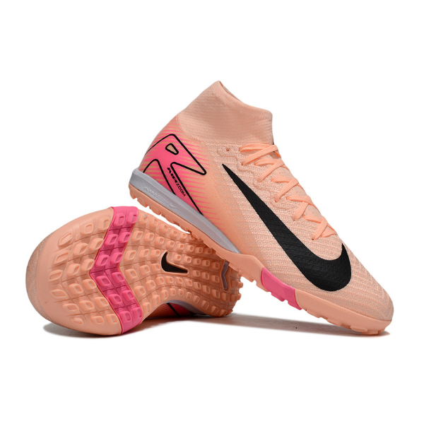 Nike Zoom Mercurial Superfly 10 Elite Kids Pink Turf TF Football Boot