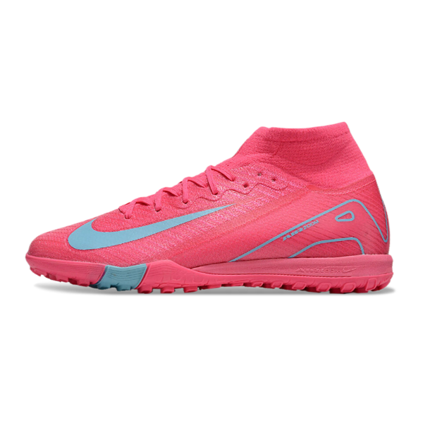 Nike Zoom Mercurial Superfly 10 Elite Pink and Blue TF Kids