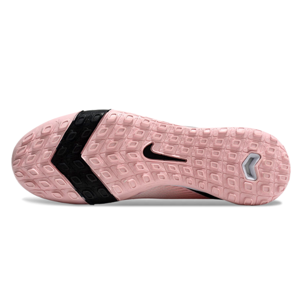 Nike Zoom Mercurial Superfly 10 Elite Kids Pink and Black Turf TF Football Boot