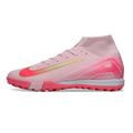 Nike Zoom Mercurial Superfly 10 Elite Kids Pink and Green TF