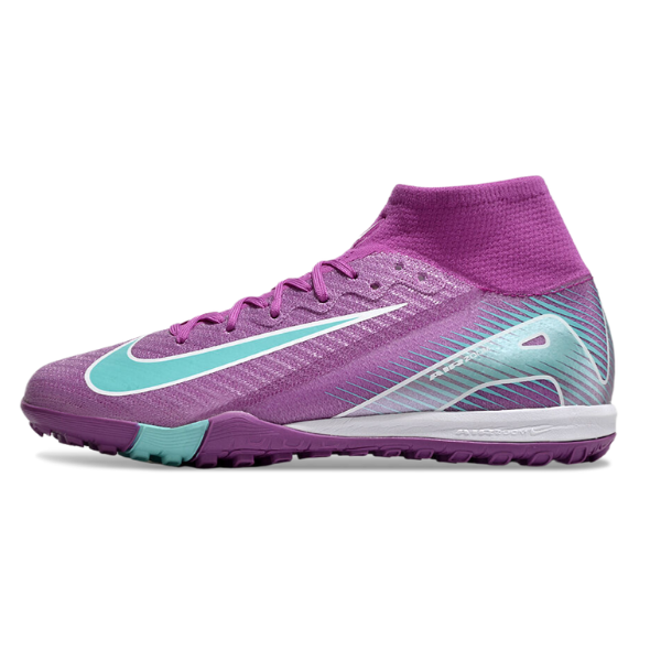 Nike Zoom Mercurial Superfly 10 Elite Purple and Blue TF Kids