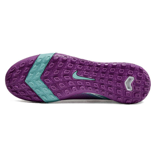 Nike Zoom Mercurial Superfly 10 Elite Purple and Blue Turf TF Kids Football Boot