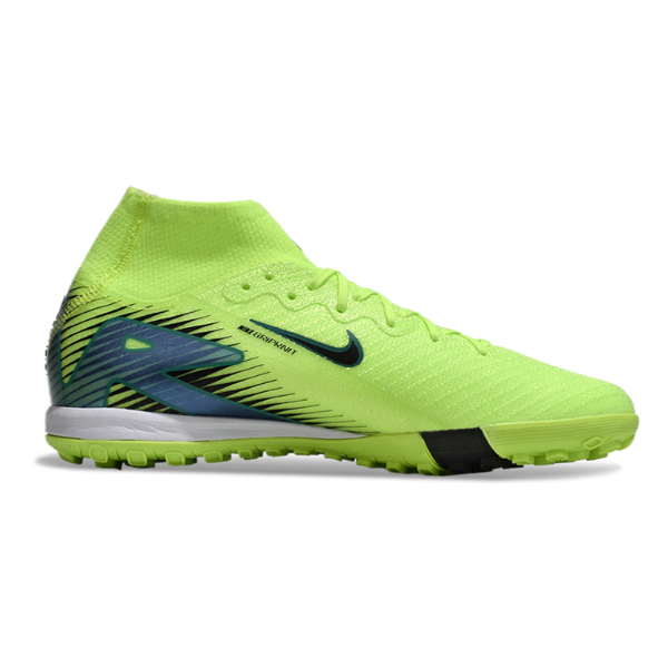 Nike Zoom Mercurial Superfly 10 Elite Kids Light Green Turf TF Football Boot