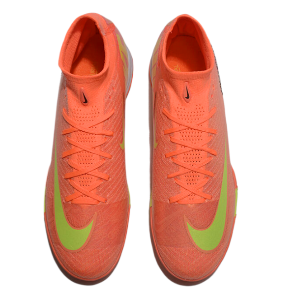 Nike Zoom Mercurial Superfly 10 Elite Red and Yellow Turf TF Kids Football Boot