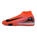 Nike Zoom Mercurial Superfly 10 Elite Red and Black Turf TF Kids Football Boot