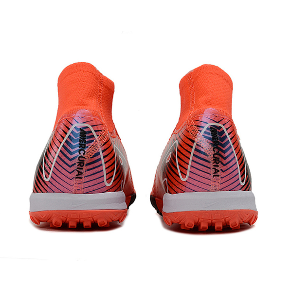 Nike Zoom Mercurial Superfly 10 Elite Red and Black Turf TF Kids Football Boot