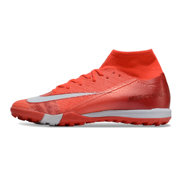 Nike Zoom Mercurial Superfly 10 Elite Red Turf TF Kids Football Boot