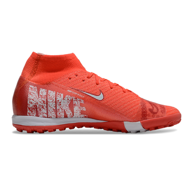 Nike Zoom Mercurial Superfly 10 Elite Red Turf TF Kids Football Boot