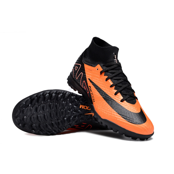 Nike Zoom Mercurial Superfly 9 Elite Orange and Black TF Kids