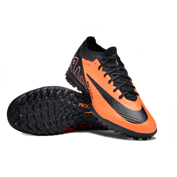 Nike Zoom Mercurial Vapor 15 Elite Orange and Black TF Kids