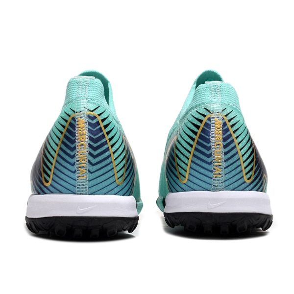Nike Zoom Mercurial Vapor 16 Elite Kids Light Blue Turf TF Football Boot