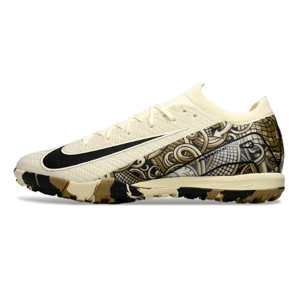 Nike Zoom Mercurial Vapor 16 Elite Kids Beige Turf TF Football Boot