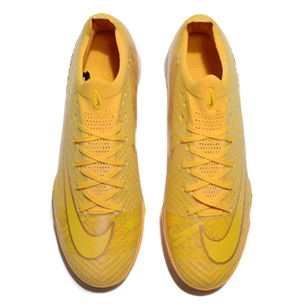 Nike Zoom Mercurial Vapor 16 Elite Gold Turf TF Kids Football Boot