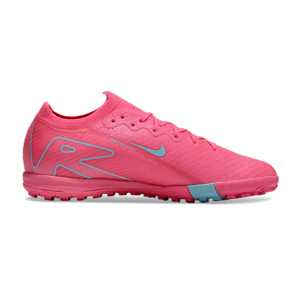 Nike Zoom Mercurial Vapor 16 Elite Pink and Blue Kids Turf TF Football Boot