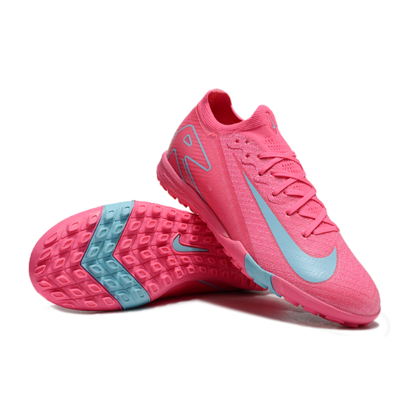Nike Zoom Mercurial Vapor 16 Elite Pink and Blue Kids TF