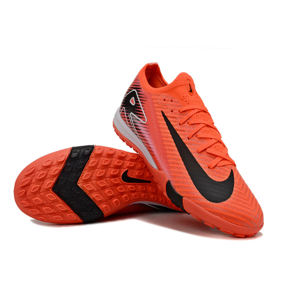 Nike Zoom Mercurial Vapor 16 Elite Red and Black Turf TF Kids Football Boot