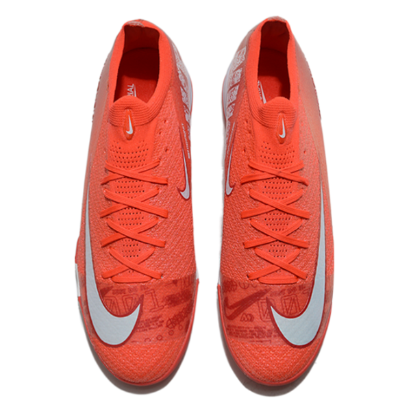 Nike Zoom Mercurial Vapor 16 Elite Kids Red Turf TF Football Boot